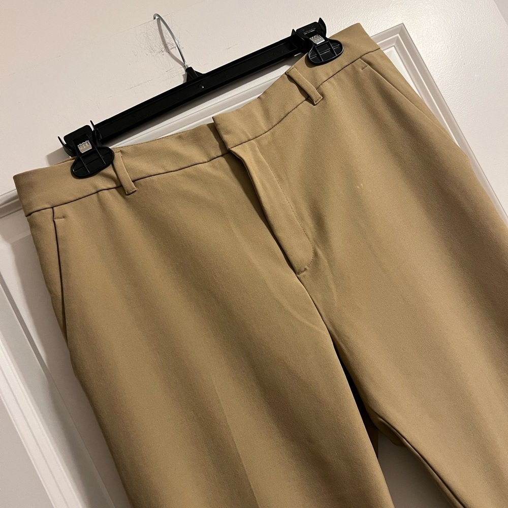 Banana Republic Sculpted Tan Flare Pants - Picture 2 of 3